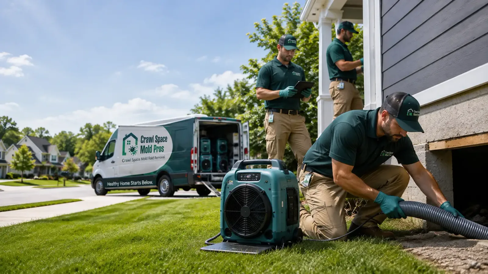 Crawl Space Mold Removal in Carney, MI